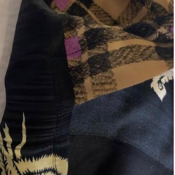 Dries Van Noten Long Sleeve Black Printed Dress - Picture 12 of 12